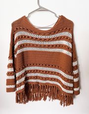 brown boho sweater