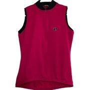 Pearl Izumi Ultra Sensor Cycling Jersey Tank Top Zip Up Back Pockets Red Medium