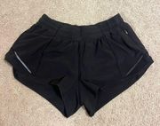 Lululemon black hotty hot shorts