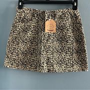 Kori Animal Print Mini Skirt