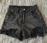 American Eagle Outfitters Black Jean Shorts