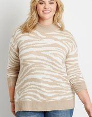 Maurice’s Zebra Print Sweater