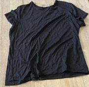 Merona black short sleeve shirt top