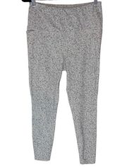 Spyder Athletic Leggings Grey Geometric Large