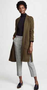 💕MADEWELL💕 Camden Sweater-Coat ~ 100% Merino Wool Olive Green XXS