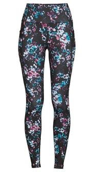 NWT  Core Performance Print Leggings In Multi Floral Size Medium