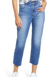 ARTICLES OF SOCIETY Kate Crop Straight Leg Jeans In Fury