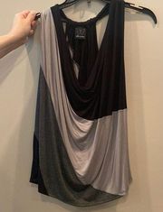 Cowl neck tank top