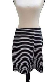 Old Navy Size Medium Striped Stretchy Slimming Pencil Skirt