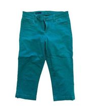 KUT FROM KLOTH Green Natalie Crop Pants Size 6