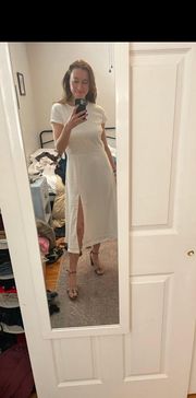 White Midi Dress