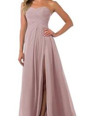 NEW‎ AZAZIE ARABELLA ALLURE VINTAGE MAUVE DRESS WOMENS SZ 10 FLOOR LENGTH…