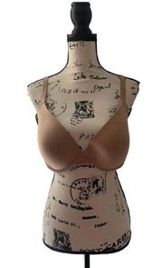 lightly lined bra in brown with convertible straps