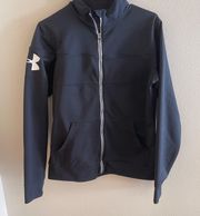 Under Armour Black Zip Up Sweatshirt