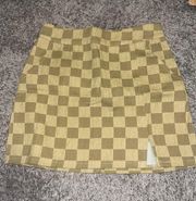 Lelis Checkered Skirt