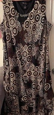 Signature By  Womens plus brown dress size 24W