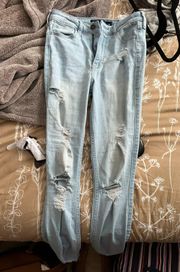 Hollister Light wash Ripped Jeans