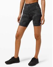 Lululemon  Wunder Train High-Rise Short 6" Incognito Camo Multi Grey Size 2