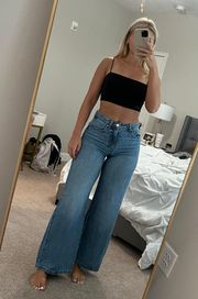 Relaxed Wide Leg Jeans