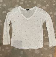 Star Print Tee Long Sleeve