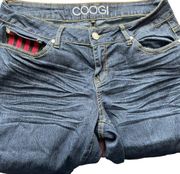 Women’s Coogi Skinny Leg Mid-Rise Stretch Jeans Size 14W