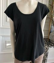 Splendid black modal, scoop, neck T-shirt