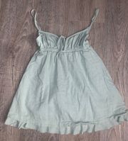 Sage Baby Doll Dress 0