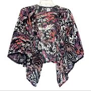 Lily White Cropped Kimono Small