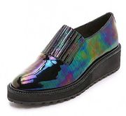 LOEFFLER RANDALL Ria Iridescent Loafers • 8.5