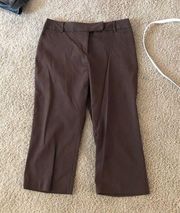 Brown Capri work slacks never worn