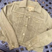 Army Green Denim Jacket