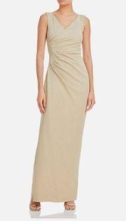 NWT Chiara Boni Womens Aliki Shimmer Maxi Evening Dress Size 2