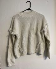 Fringe Sleeve Sweater