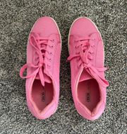 Platform Pink Sneaker Shoes