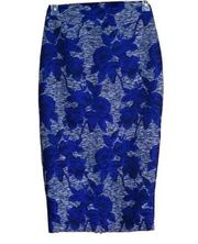 New York &Company Gray & Blue Skirt Sz 0