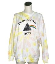 NWOT Pink Floyd Tie Dye Oversized Sweatshirt