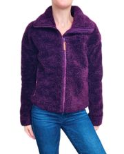 Purple Sherpa Winter Jacket Sweater