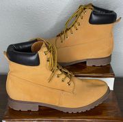 Rock & Candy Tan Bulldozer Boots Size 7.5