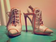 L.A.M.B Lace-Up Heels Size 5M