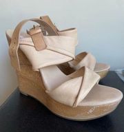 Neutral DVF Wedge High Heels 7.5