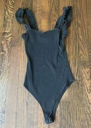 Wild honey black bodysuit