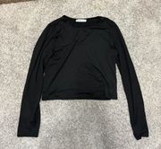 Black Long Sleeve Top