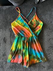 Tie Die Romper