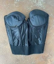 Vintage black corset sz 34a