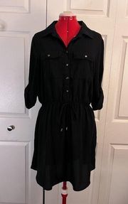 Bebop Black Shirt Dress XL