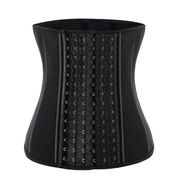 Waist Trainer Corset Cincher Body Shaper with Steel Bones Extender Size Large