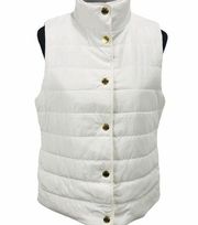 Michael Kors Snap Button Puffer Vest Bone, Medium