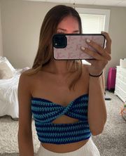 Handmade Crochet Twist Tube Top