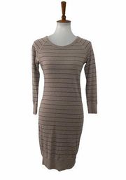 Standard James Perse Pullover Striped Sweater Dress Long Sleeve Size 1