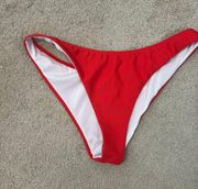 Red Shein Bikini Bottom 